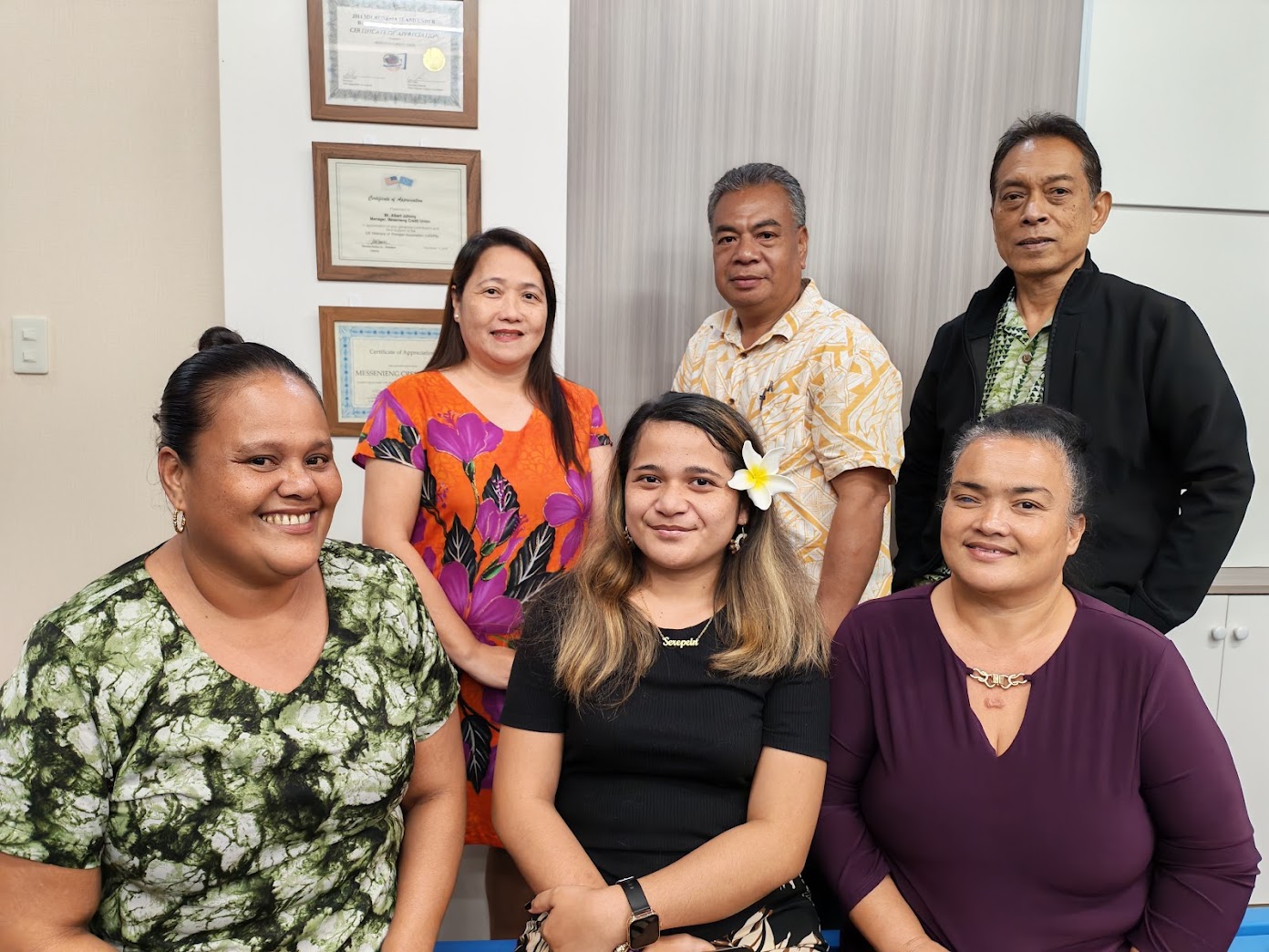 Mesenieng Credit Union team serving members
